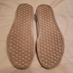 Vans Shoes - Van's White Slip Ons Vans Shoes - Van's White Slip Ons